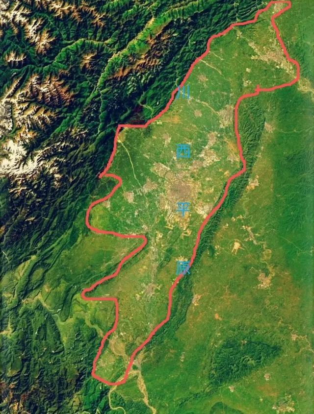 成都平原究竟有多大？很多版本都是错误的，真的面积可能超过很多人的认识很多人提