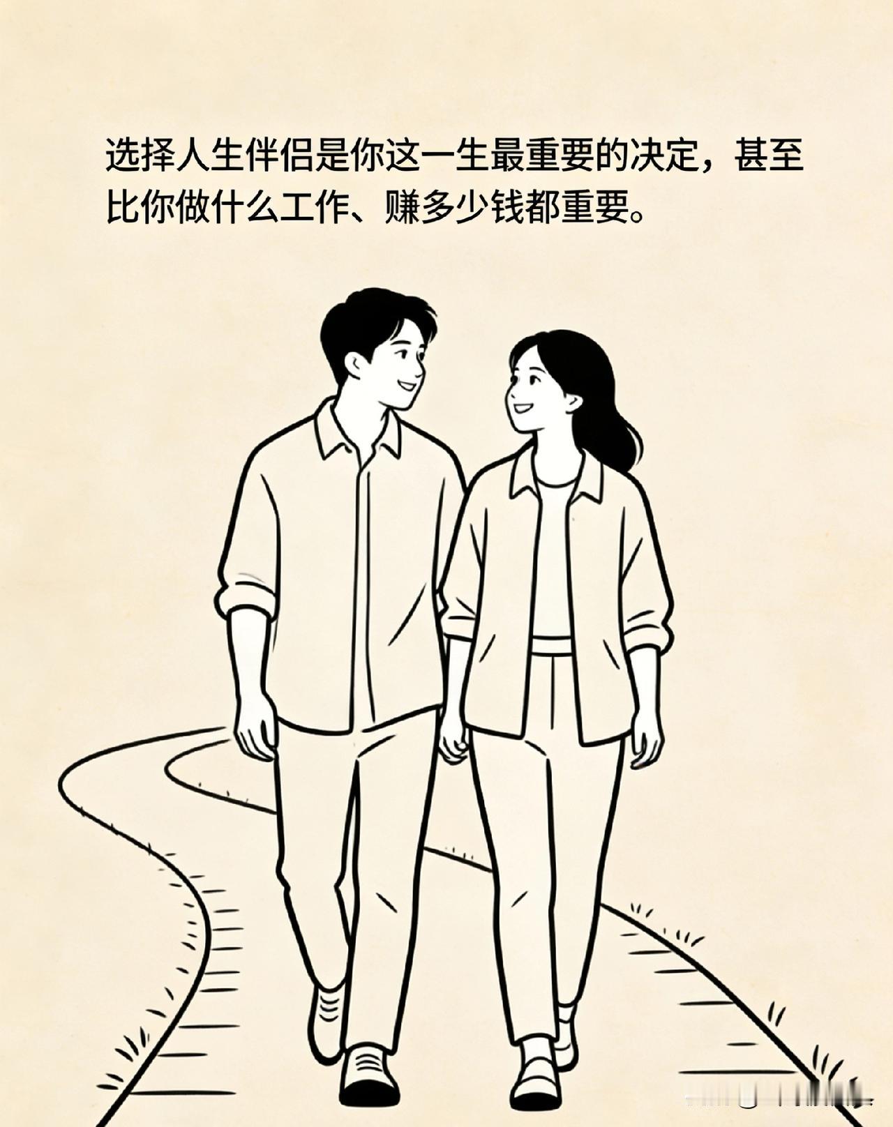 巴菲特曾对女儿说：“最佳的配偶，应该是你人生战场上的盟友，而不是找个人去满足你