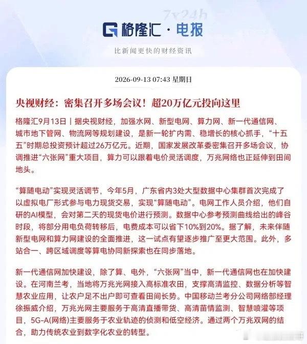 周末重磅利好，科技股会起飞吧？…科技方向的
