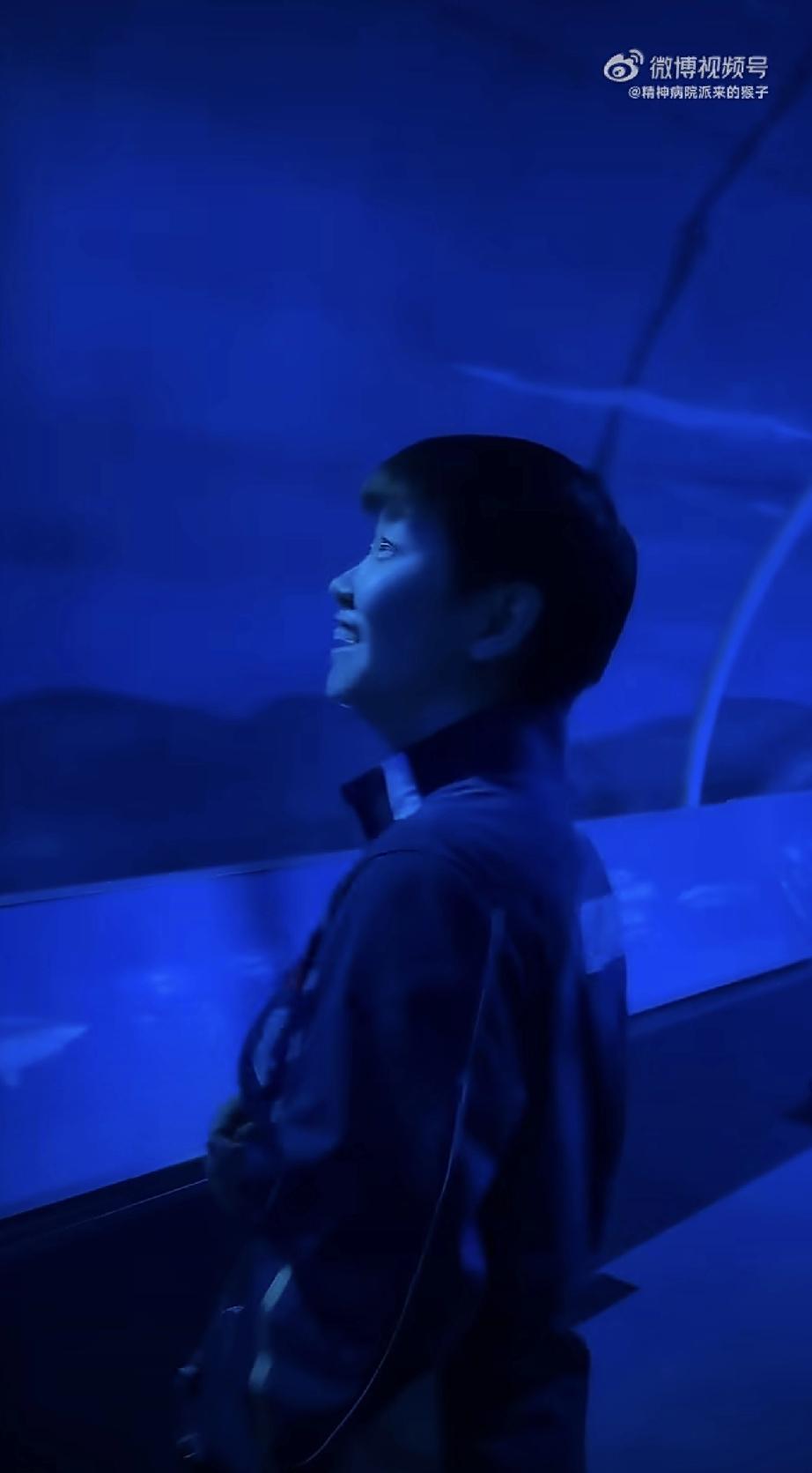 莎莎看到鲨鲨[大笑]！2026WTT新加坡大满贯期间的莎莎去看鲨鱼🦈了，视频