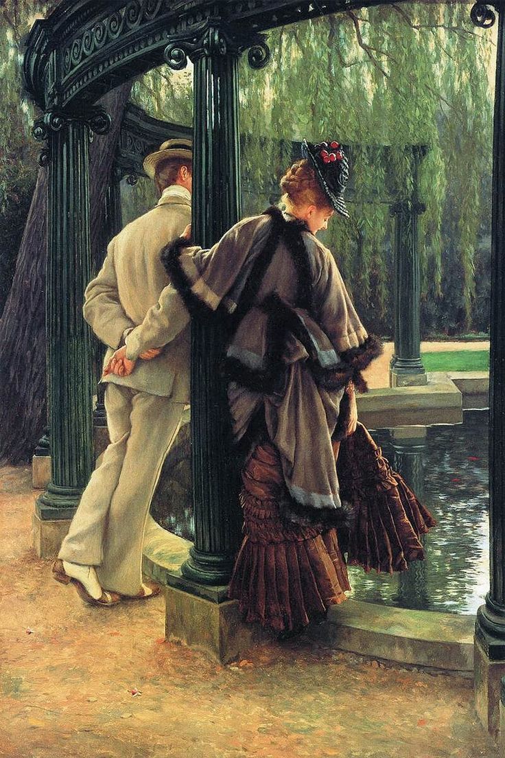 法国艺术家詹姆斯·蒂索JamesTissot（1836-1902)的作品艺