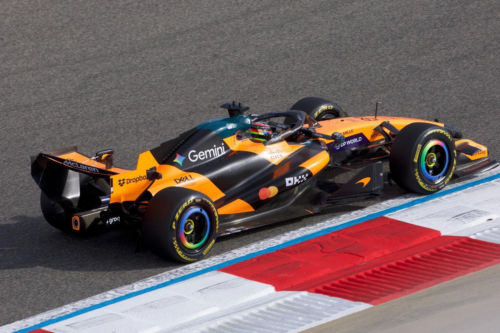 迈凯伦车队昨日在巴林完成了“MCL40”赛车的一次200公里的“拍摄工作”F1赛