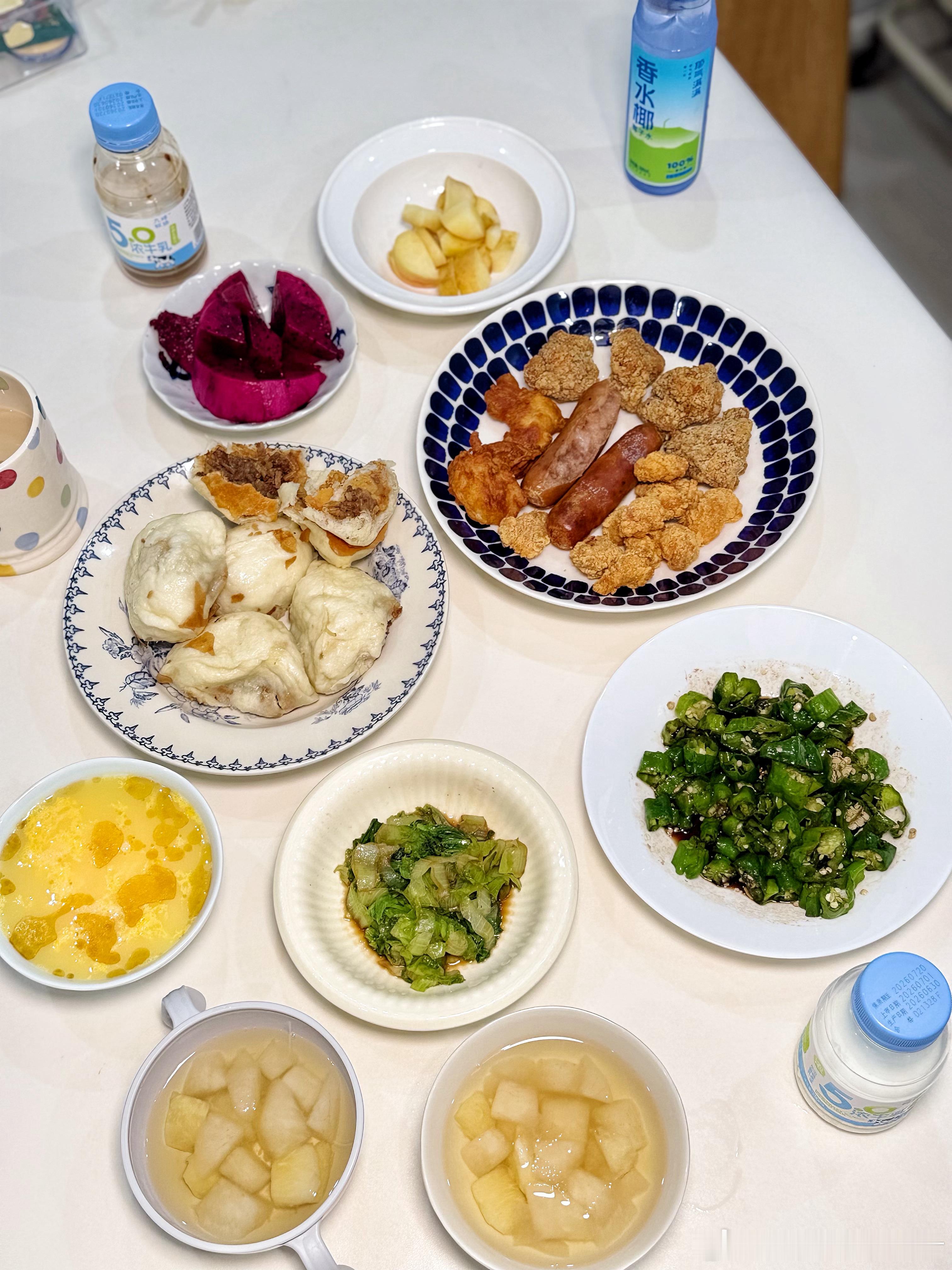 今天偷懒，早午饭一块伺候(做饭做累了)