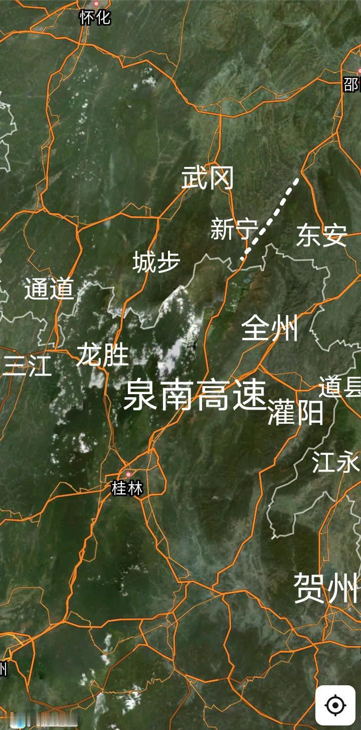 省际高速，湖南永州和邵阳还有怀化分别与广西贺州和桂林还有柳州交界，目前两地已有6