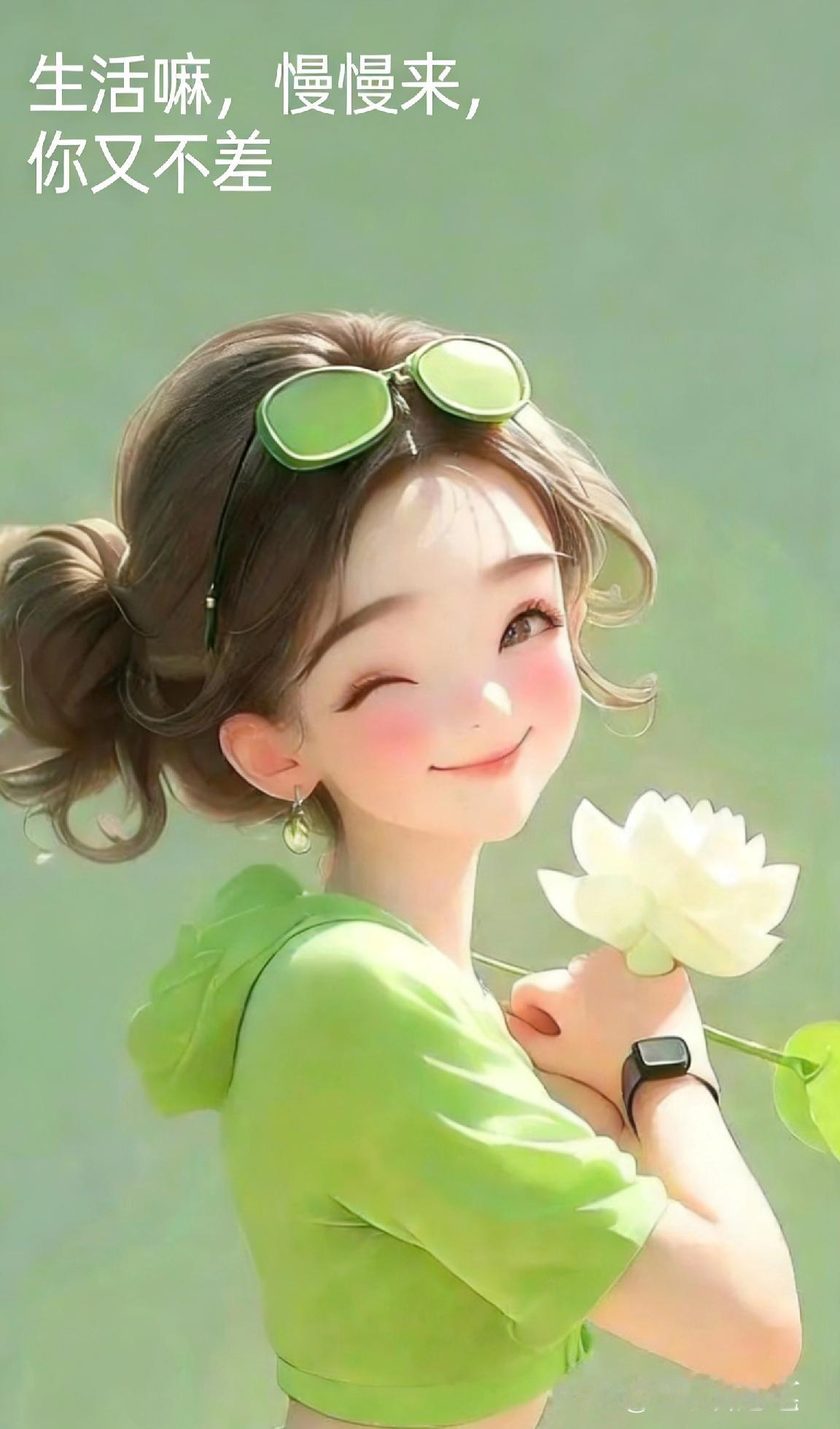 今天笑了吗？日子再忙，心里再累也别委屈了自己看淡人心，看清是非少生气，多