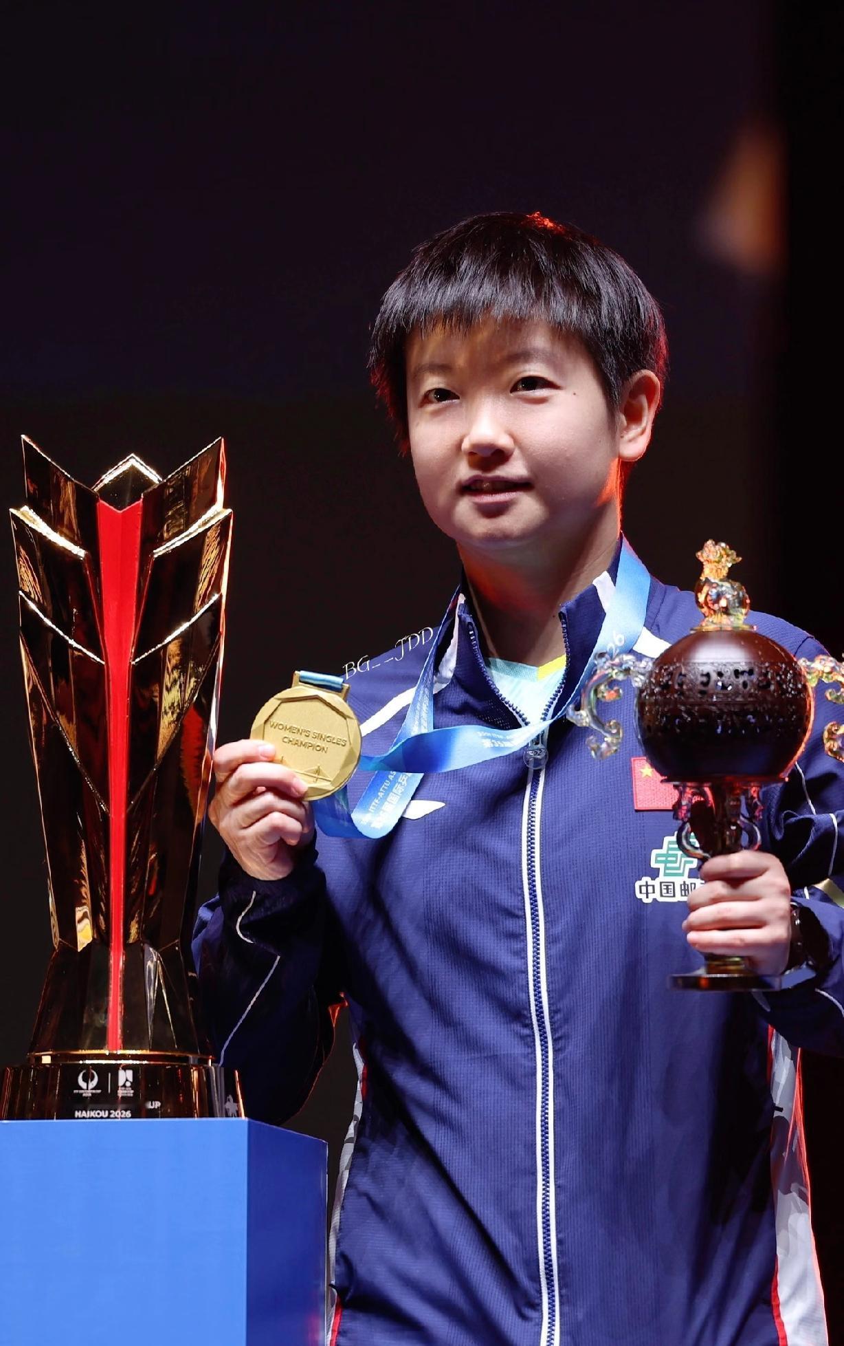 莎莎亚洲杯夺冠，赛后开了庆功宴。吉利的好彩头。毕竟是2026年第一站，开门红。