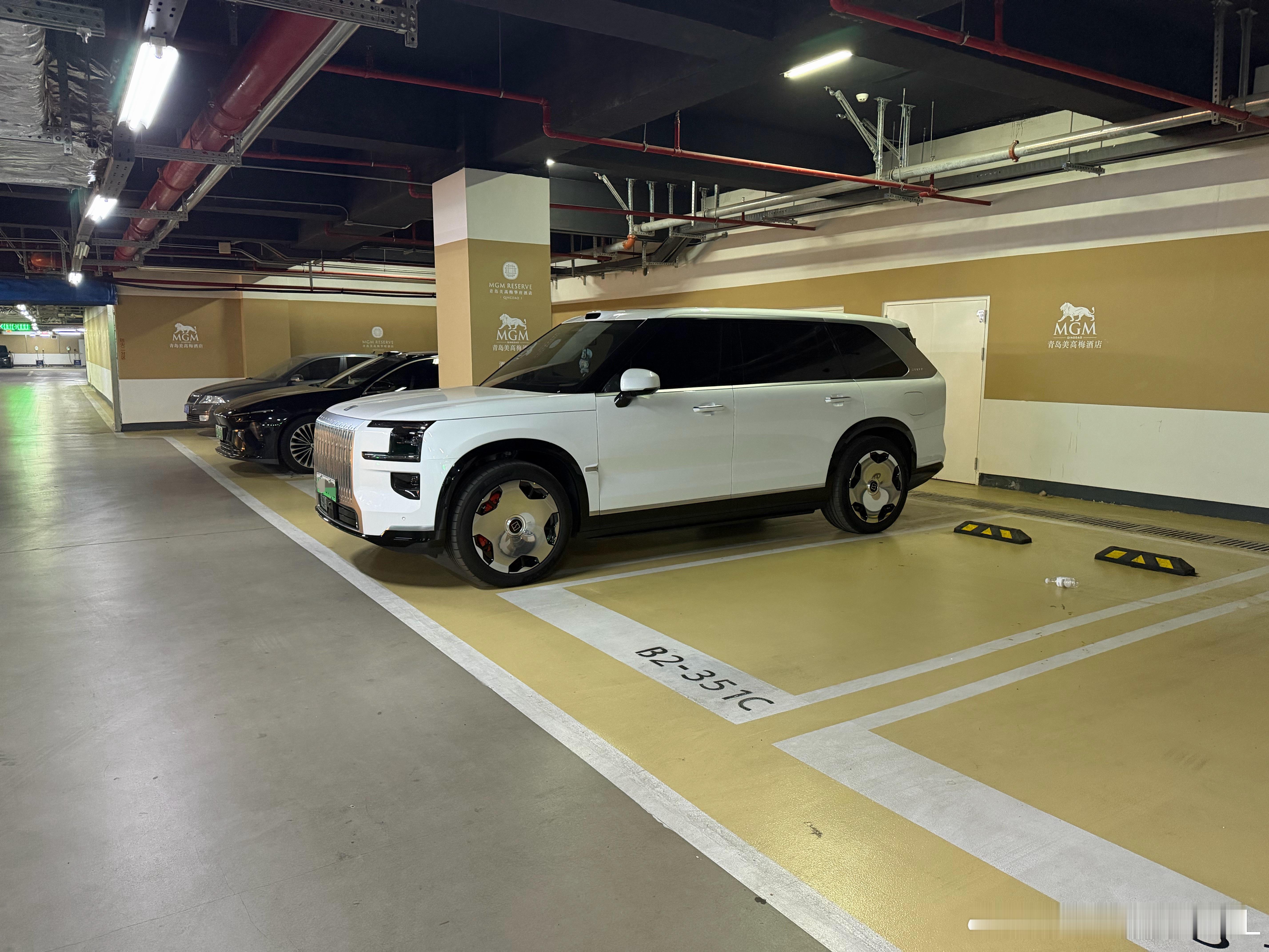 白色的极氪9X别有一番风味很优雅的感觉9X你们喜欢黑色还是白色呀