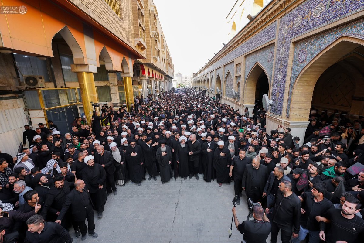 🇮🇶11月5日圣姑太节当天，大批什叶派穆斯林、什叶派教法学权威及教士聚集在