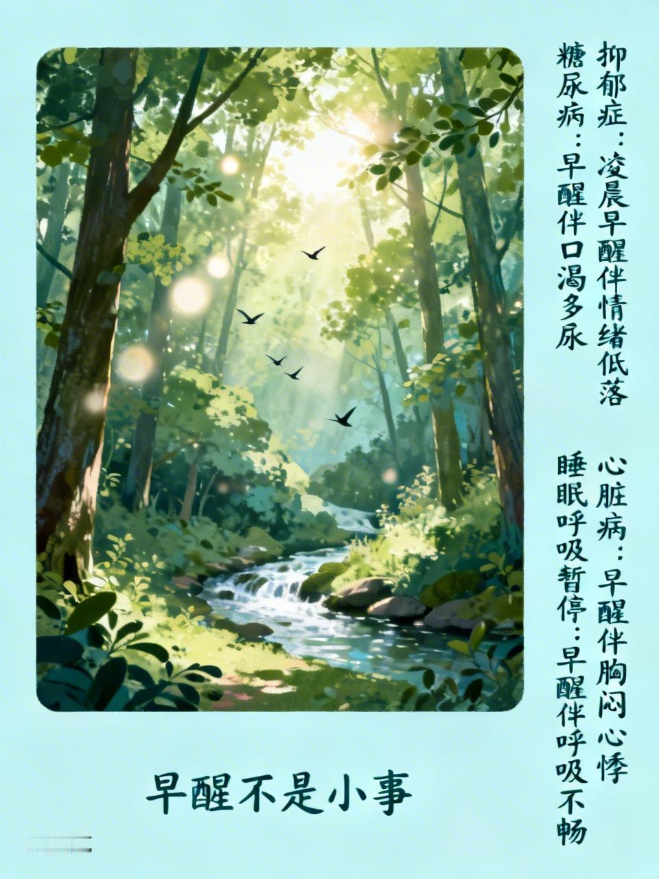 经常早醒可不能不当回事，这可能是身体在给你发信号，要警惕4种病。一是抑郁症，它