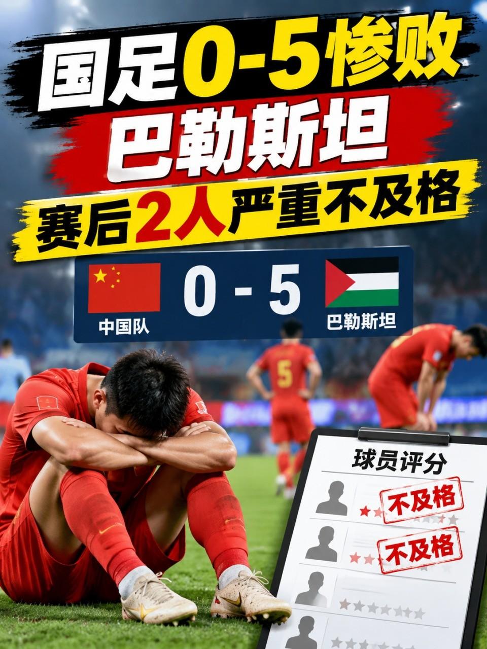 终于，国足再也没有可以输的球队了！就在最近的比赛中，国足迎来了三连败，而且三