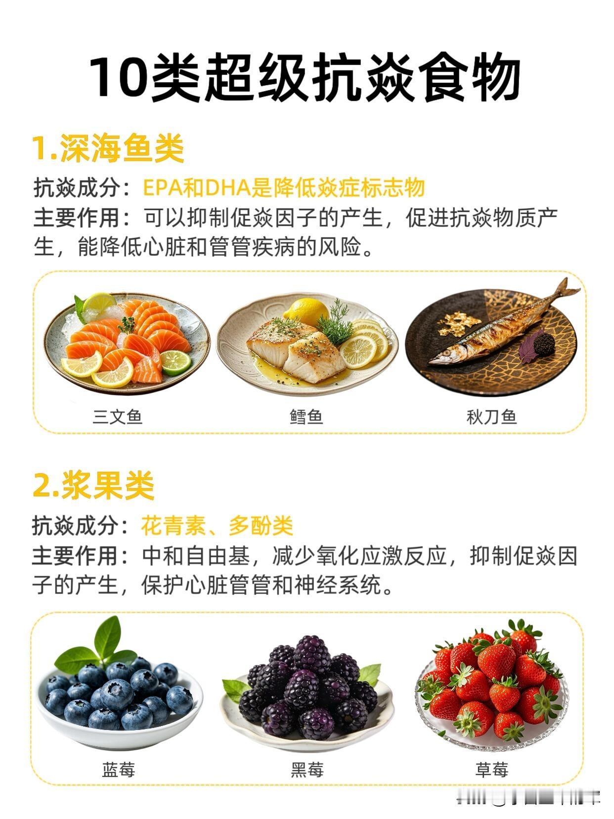 吃对这些，炎症自己“跑”！我靠10类食物，把身体调成“抗炎模式”之前总觉得身