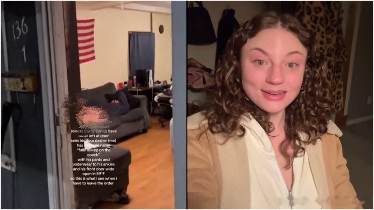 说一个美国版“我网暴我自己”典型案例，纽约市区有位大姐全职跑外卖（类似于我们这儿