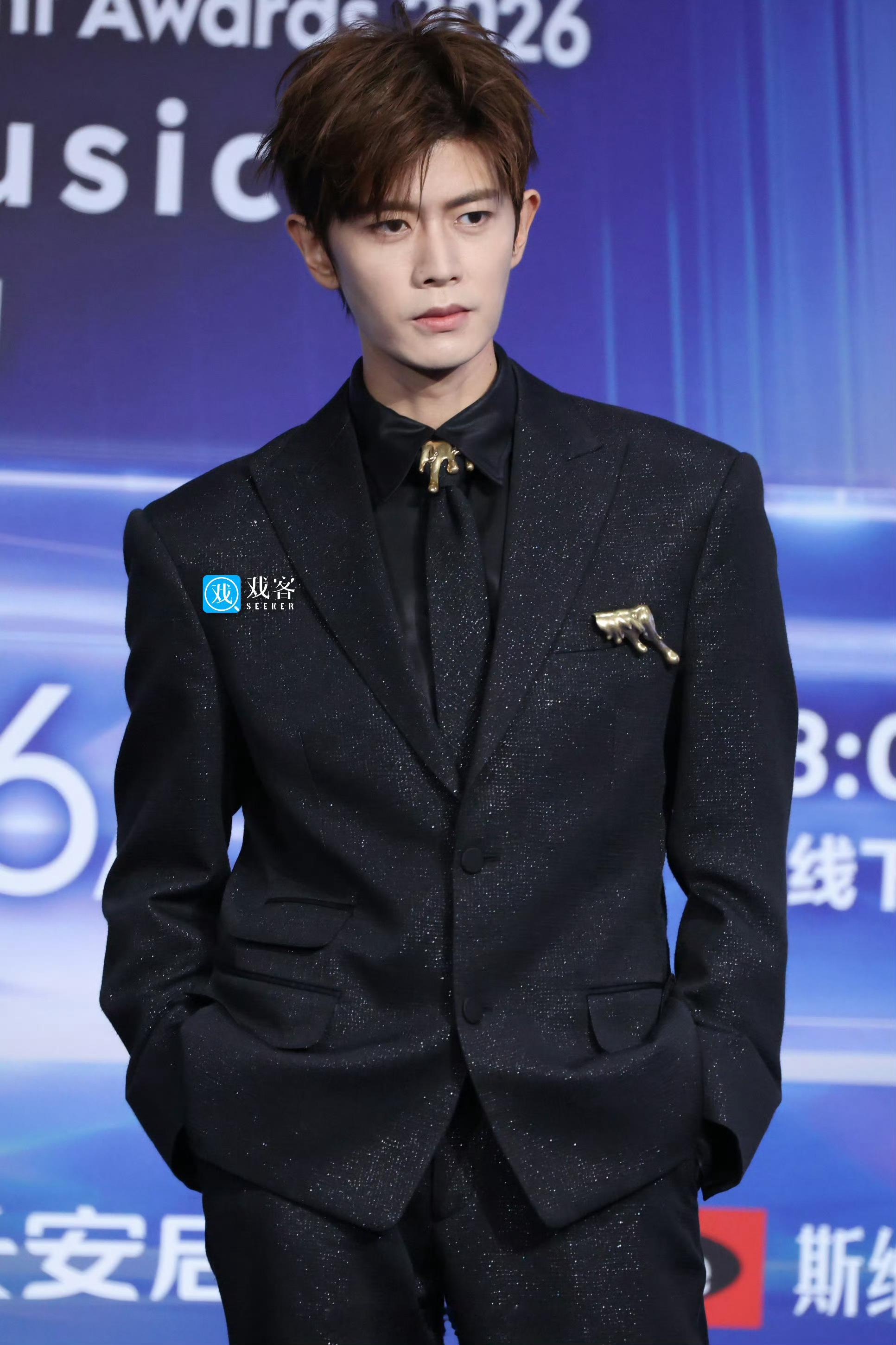 男艺人TMEA盛典红毯生图任嘉伦，刘宇，陈伟霆，黄子弘凡，周深，Top少年团，谁