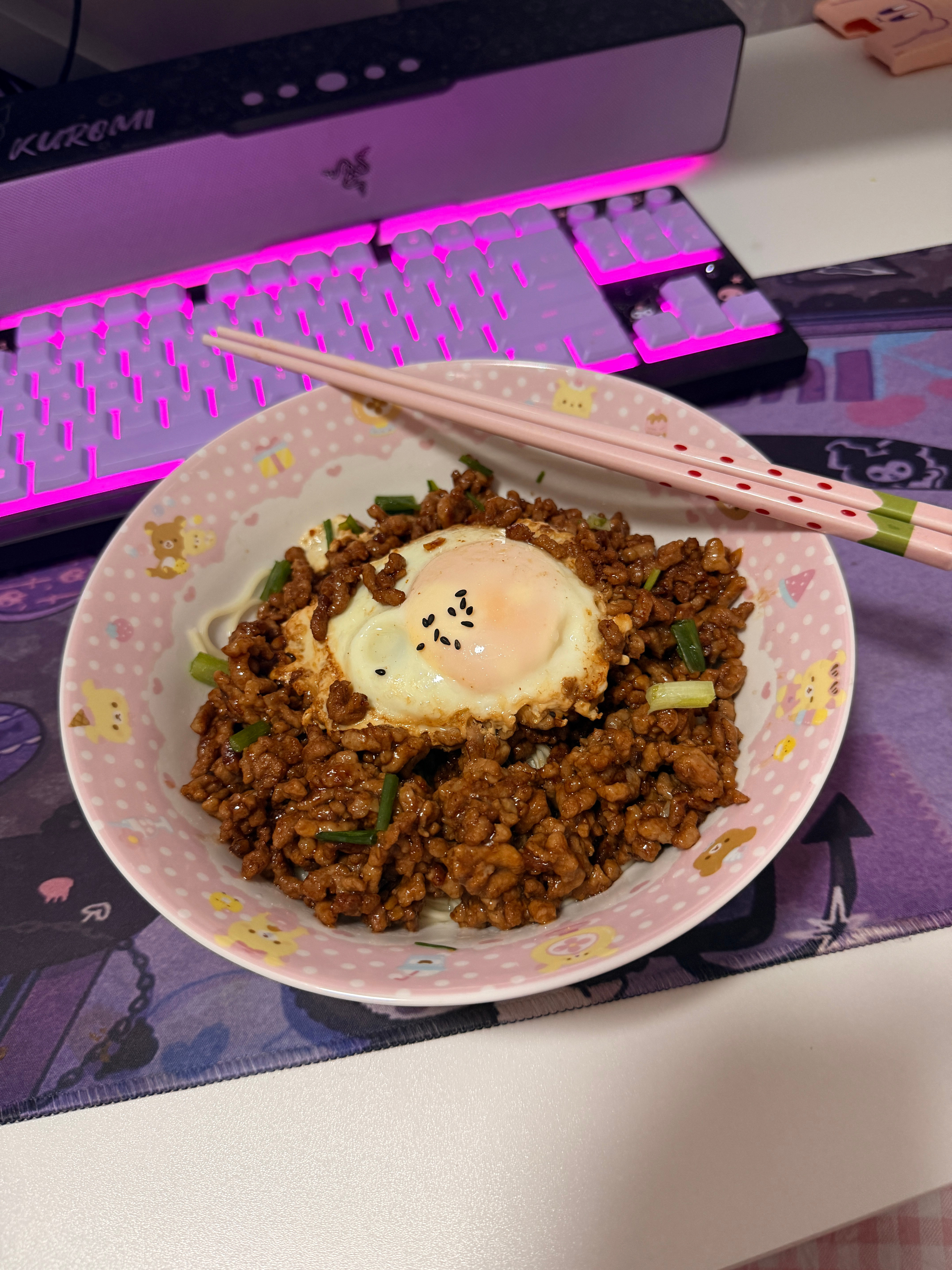 自己做饭下料就是猛哈，还得吃粗面才得的嘞