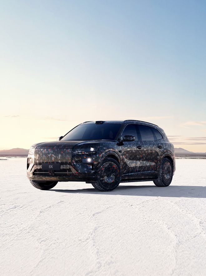 定位“中国新一代高性能旗舰”电混SUV, 极氪8X最新预告图公布