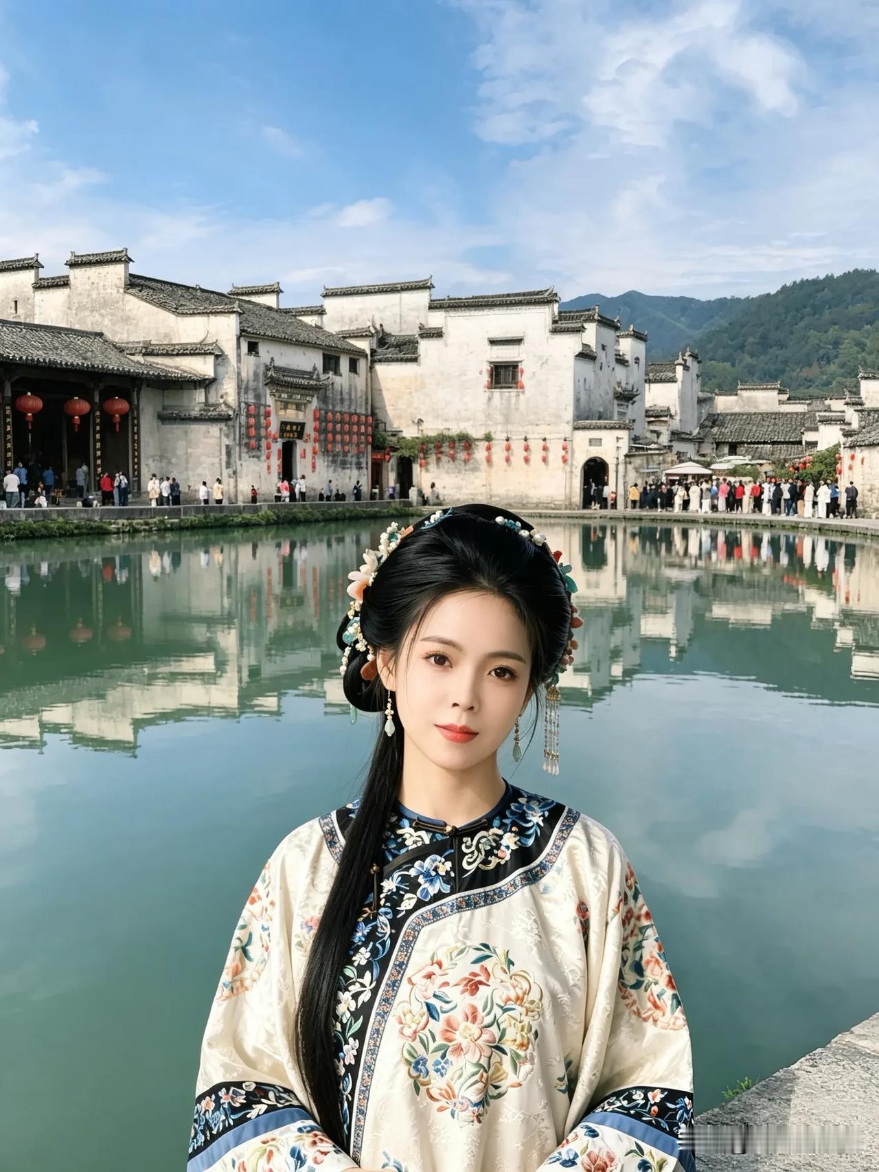 黄山漫游记：宏村画中人，西溪南绿野仙踪🏯🌿上午去宏村那里的月沼倒影美得