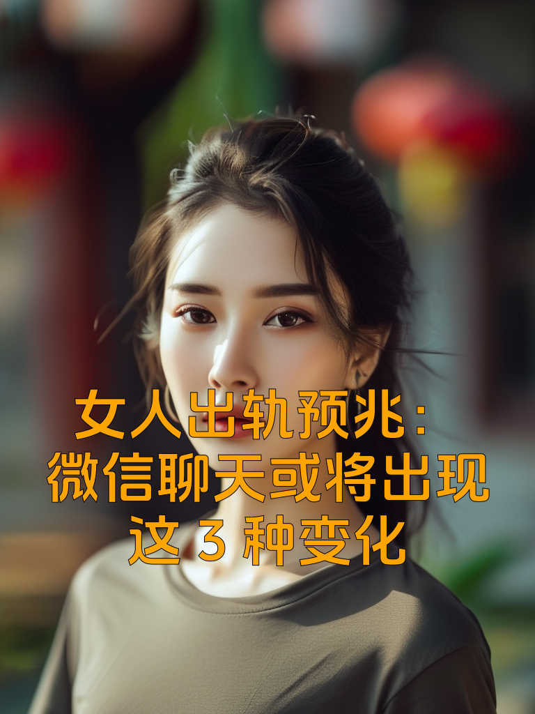 女人出轨预兆：微信聊天或将出现这3种变化