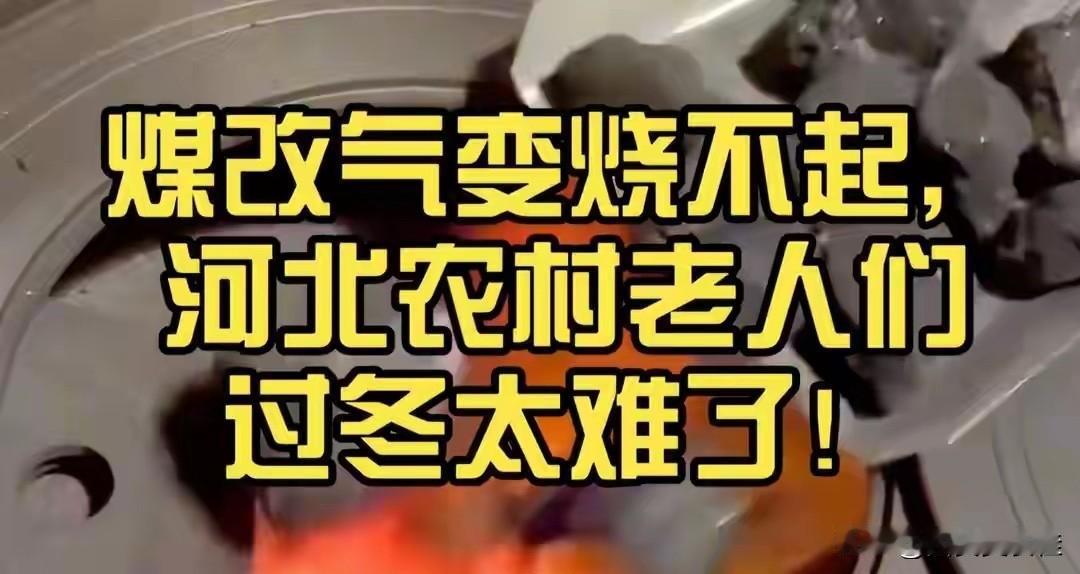 农村老人一到冬天就很可怜，应该不光是河北农村老人。自从抓环保，不让烧煤，不让