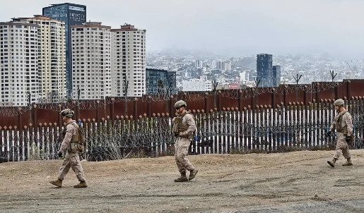 美国威胁出兵墨西哥近日，美国国防部长和墨西哥高级军官进行了一次通话，希望能够解