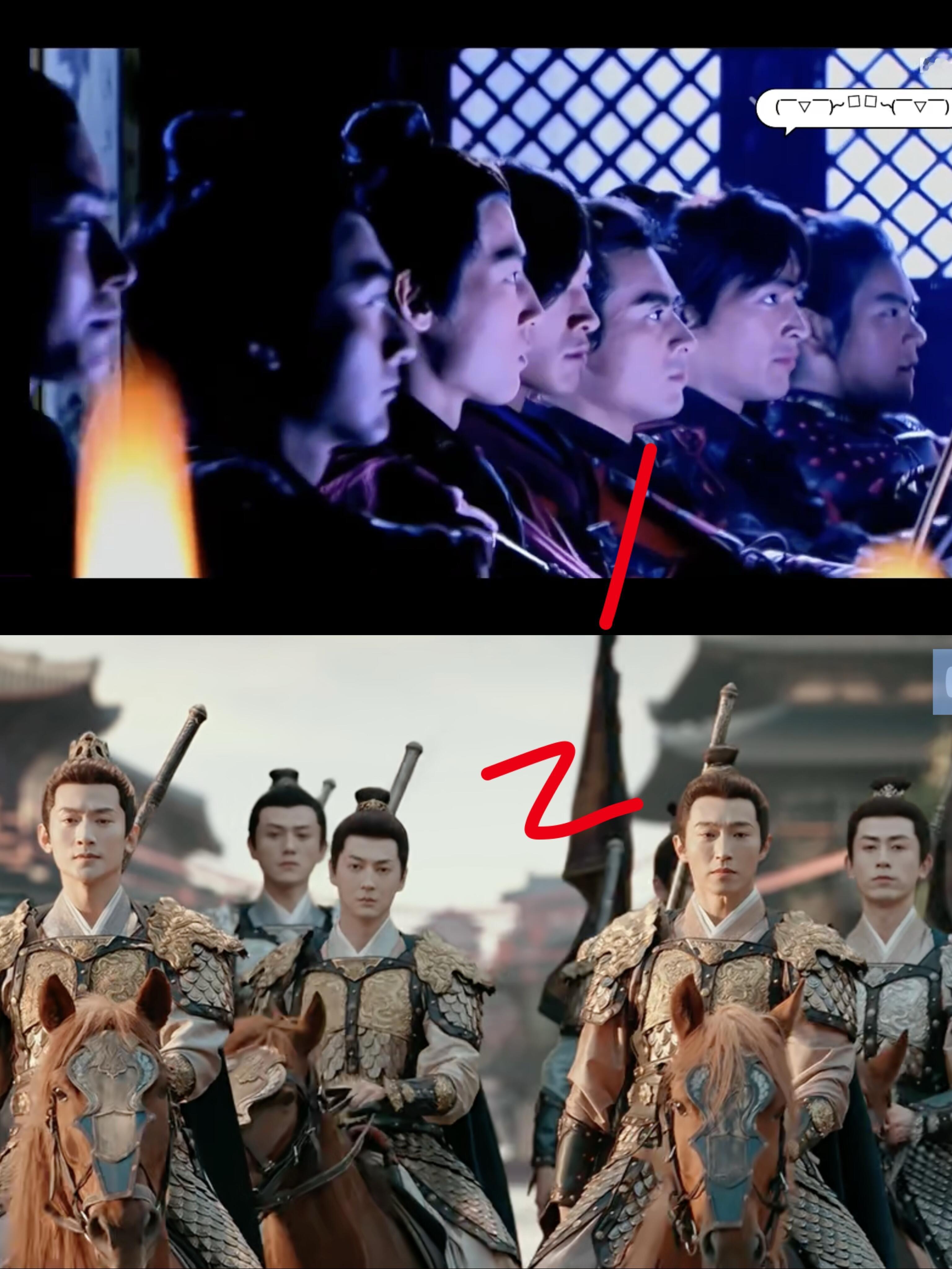 同样是电视剧七子设定，以前的不管男女角色都好有辨识度，现在的真的感觉都一个样​