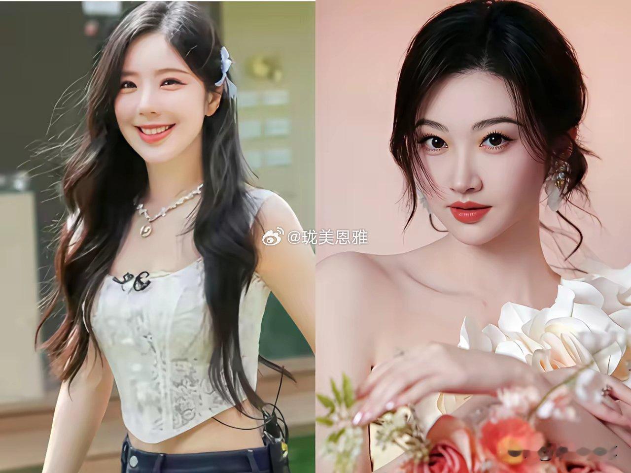 换作以前，我觉得赵奕欢还挺漂亮的现在嘛……跟景甜差的远了​​​