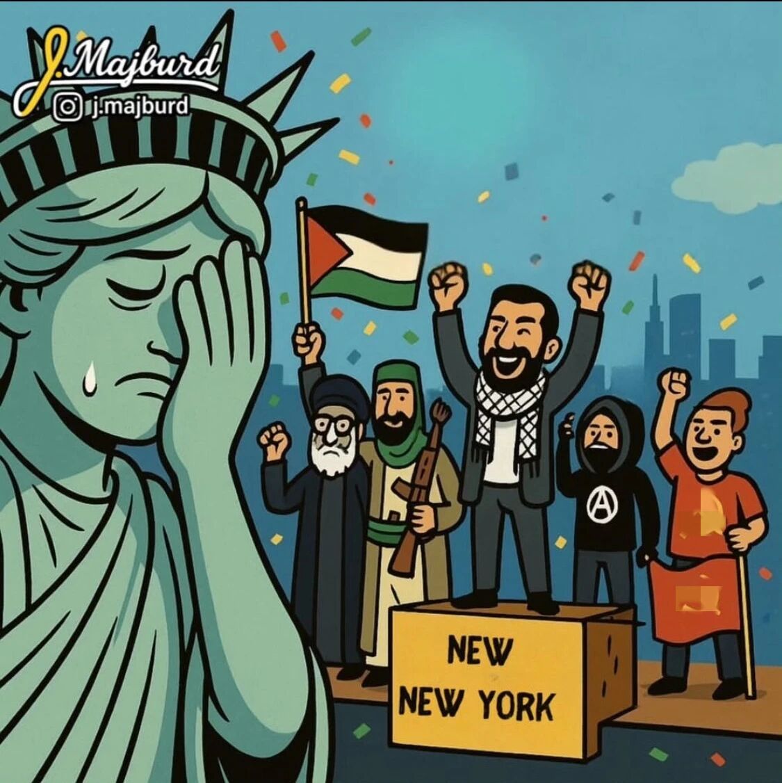 美国两党在比试谁更极端！以色列：这座美丽城市的自由之火已经熄灭美国[超话