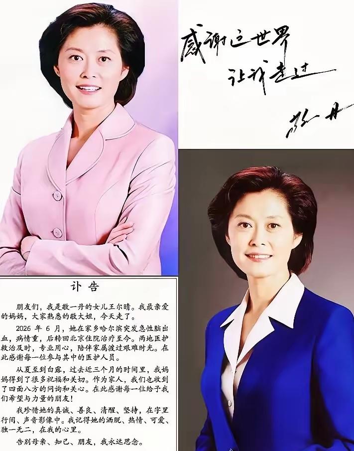 敬一丹的丈夫是亿万富豪，但她最值钱的东西，从来都不是钱，丈夫王梓木，华泰保险