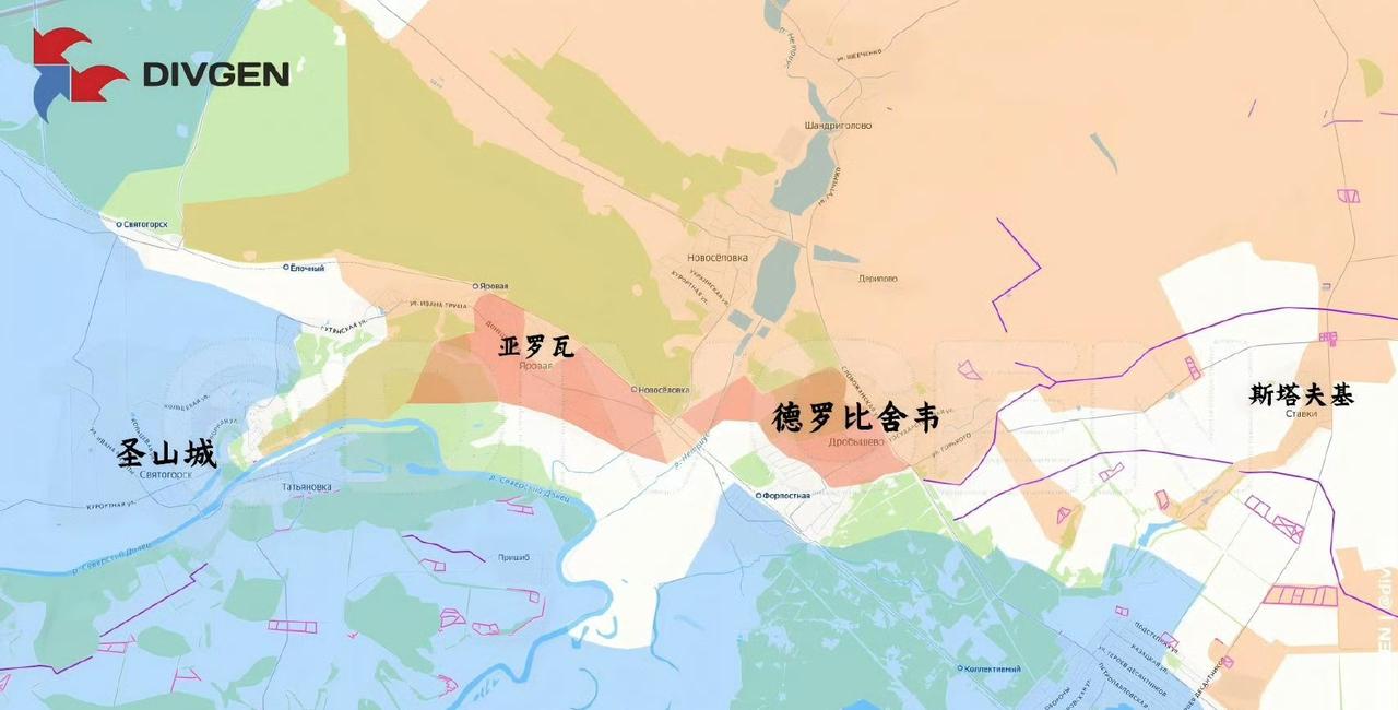 俄军解放亚罗瓦和德罗比舍韦！3月6日，俄军解放了红利曼北部的亚罗瓦和德罗比舍韦