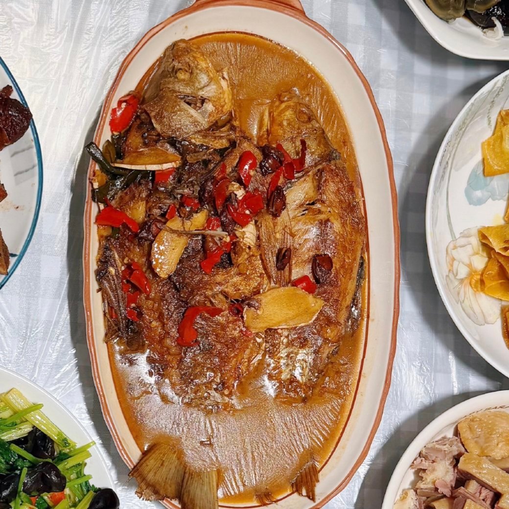 吃的是昨天唯一一条辣鱼吗