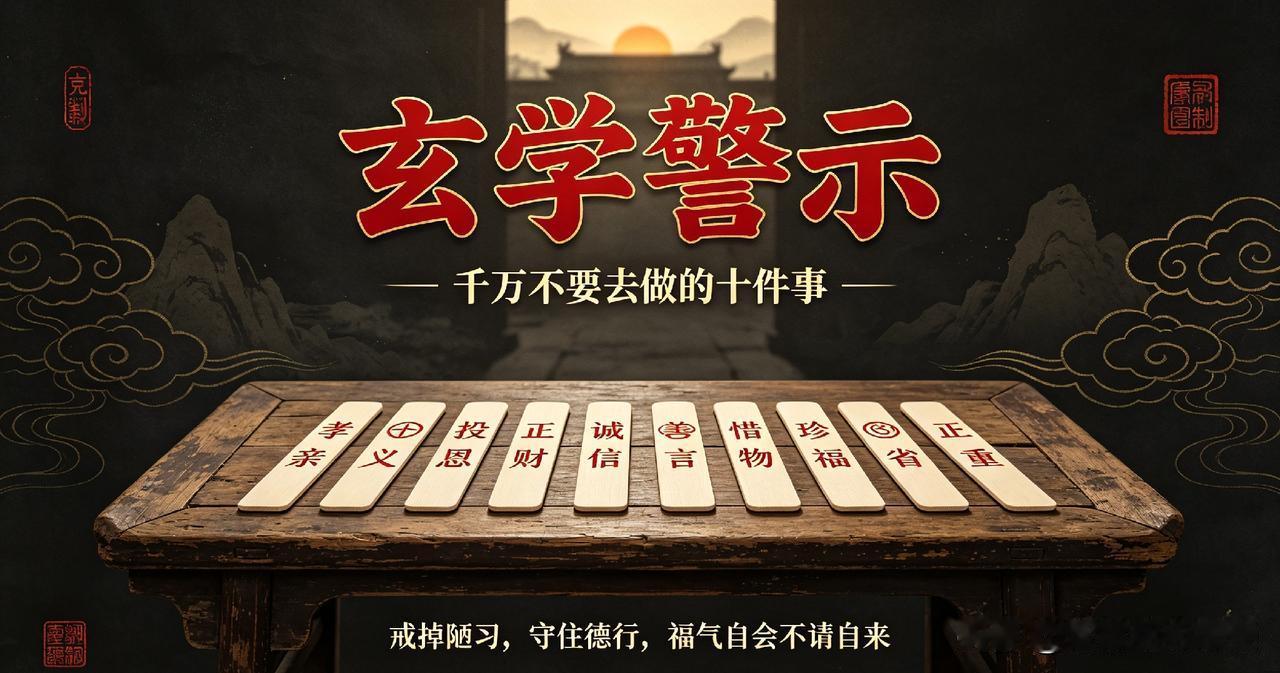 玄学警示：越做越倒霉的10件事（一定要戒掉）人的福气和运势，都是一点点消耗