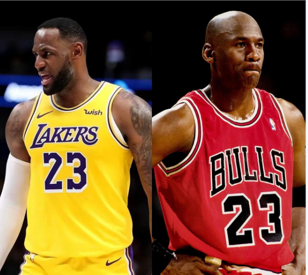 NBA历史上两王、四个二都有谁？两王：乔丹（大）、詹姆斯（小）乔丹作为篮