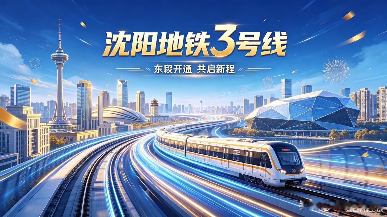 🔥沈阳地铁3号线东段通车在即，快了！6月底差不多，彻底打通沈阳东西发展黄金脉