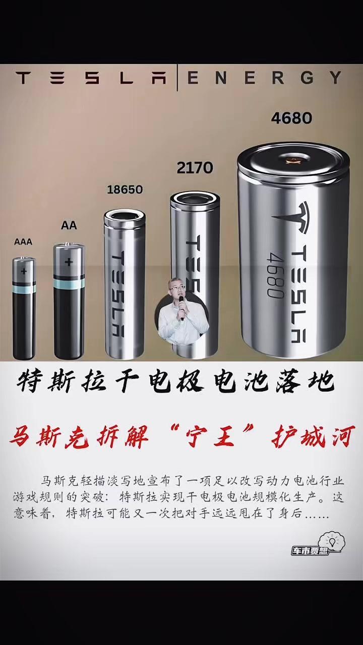 特斯拉干电极电池规模化生产，这波操作直接改写电池行业规则！传统湿法工艺像刷油