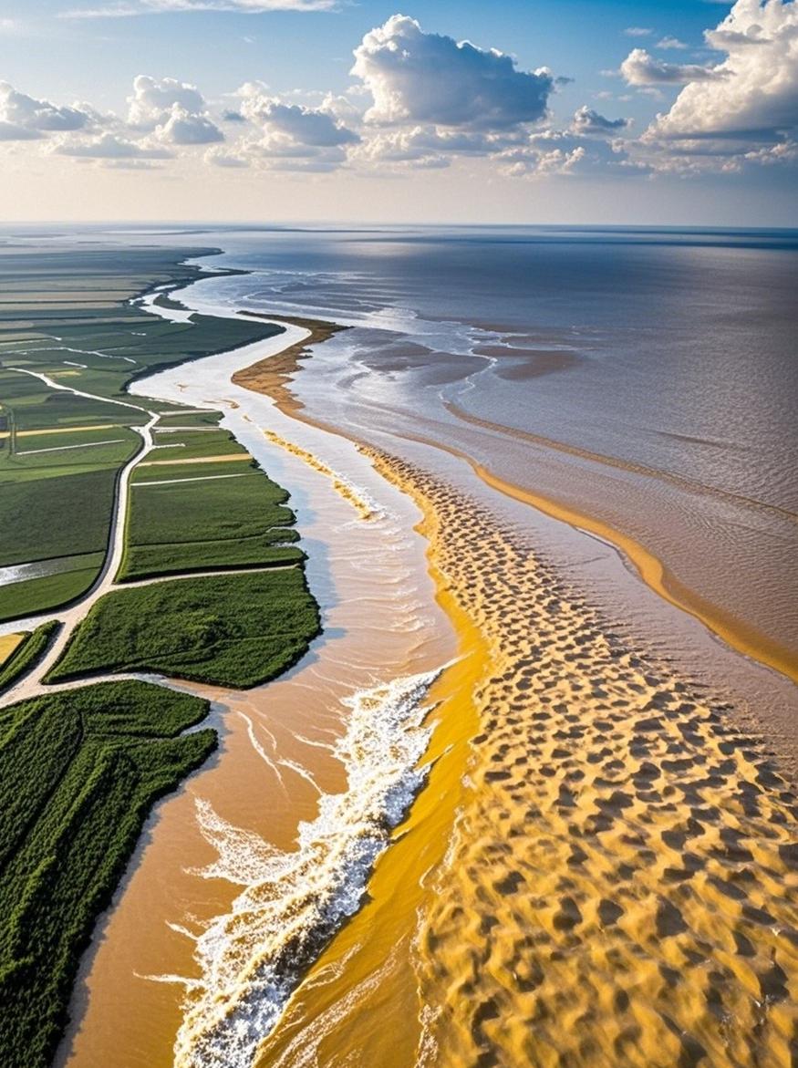 国家应把黄河入海口问题提上日程。黄河因为含沙量大，入海后形成造陆效应。 