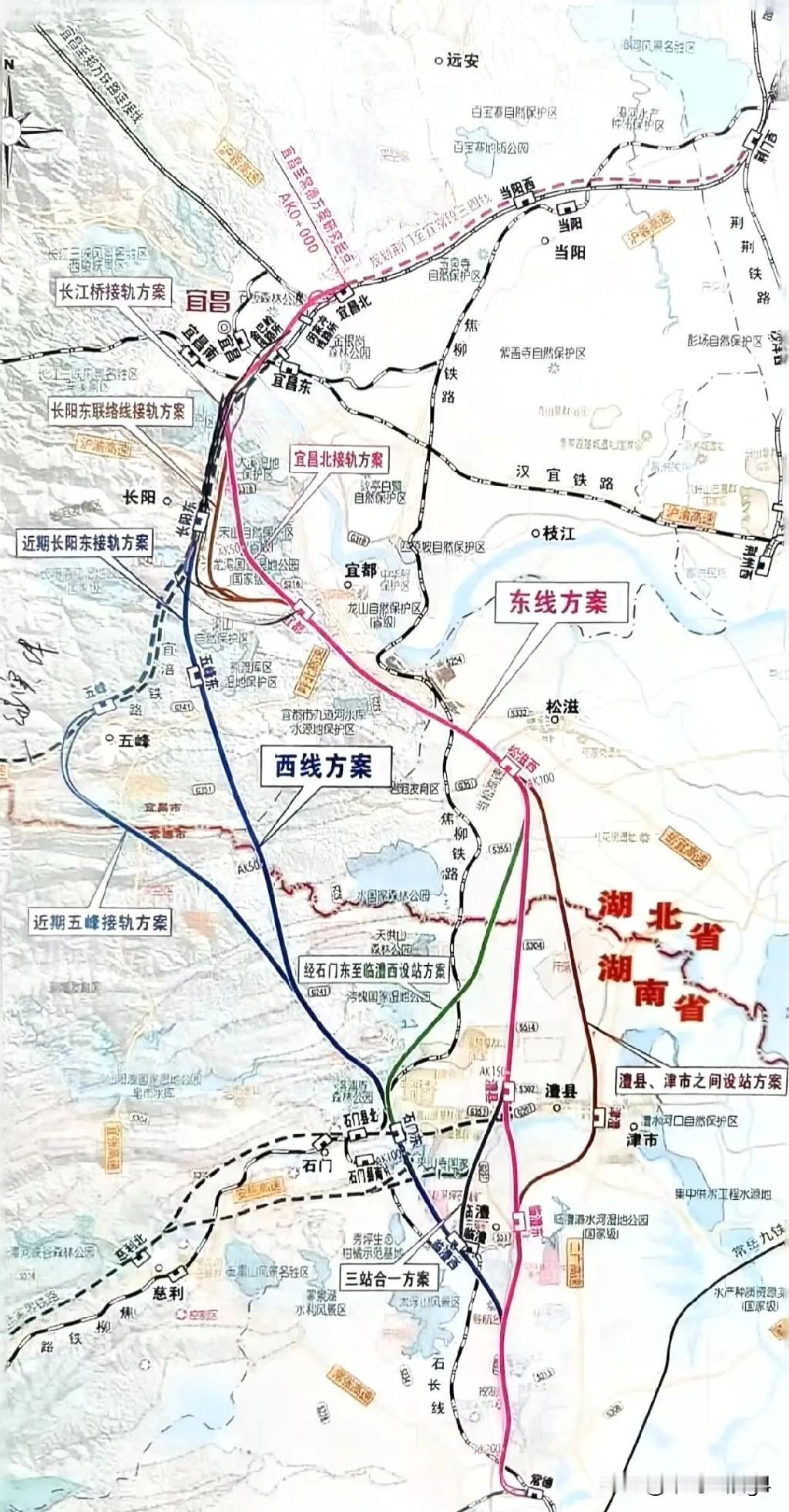 宜常高铁年底开工，荆州至松滋联络线，看来还需要等待，荆岳高铁看起来更需先行近