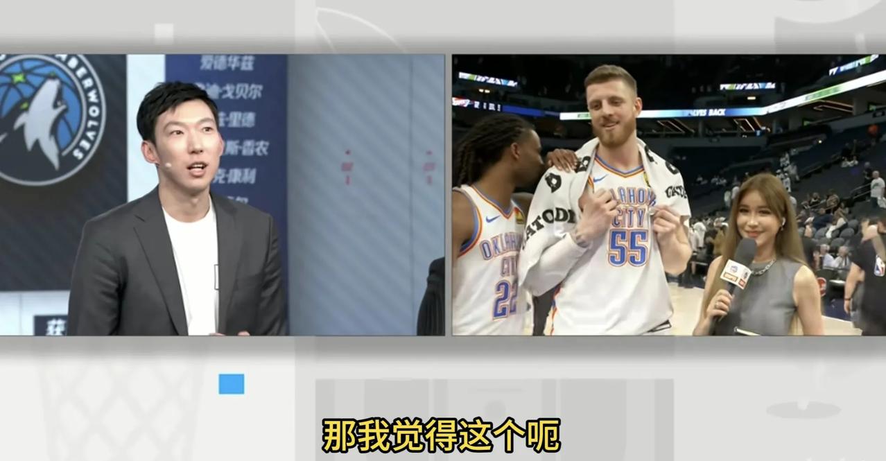 周琦看着哈滕会不会想起当年的自己呢？当年同是二轮秀的两人，现在一个逐梦成功，担