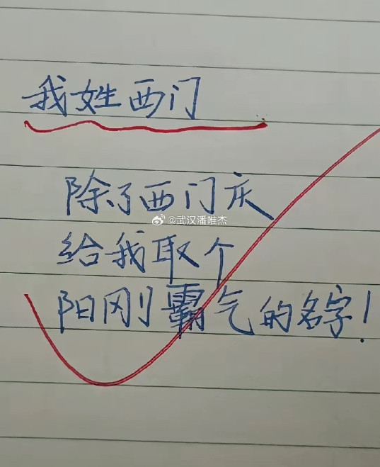 这个名字应该怎么取啊！