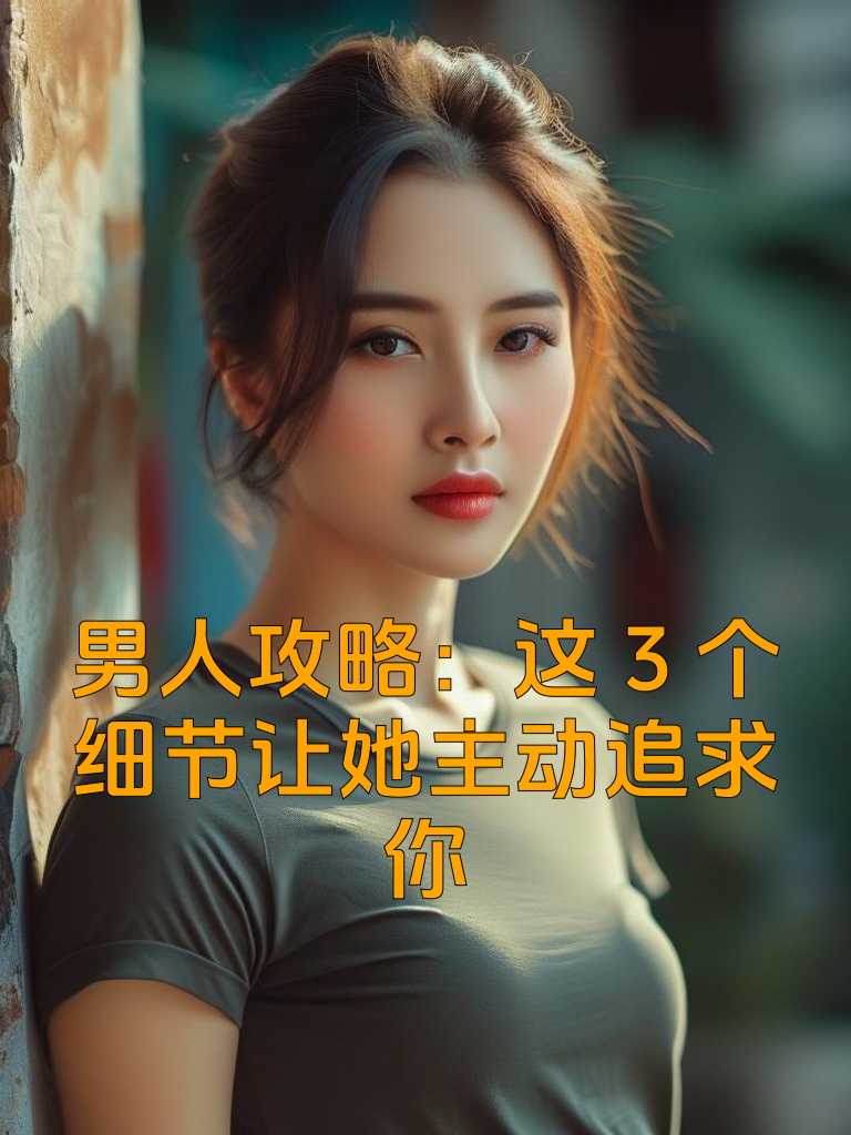 男人攻略：这3个细节让她主动追求你