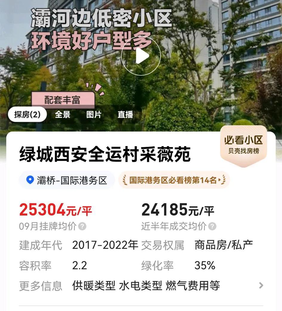 现在就数西安港务区奥体附近的房价最坚挺了，前几年在这一片买房的都赚了，因为有铁一