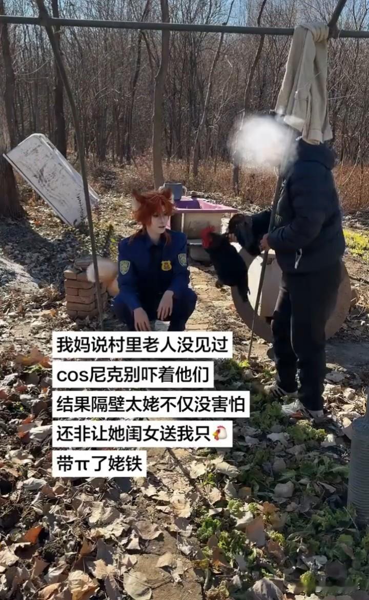 建议别在东北cos狐狸🦊坐标东北的coser老师，扮成疯狂动物城2的尼克狐