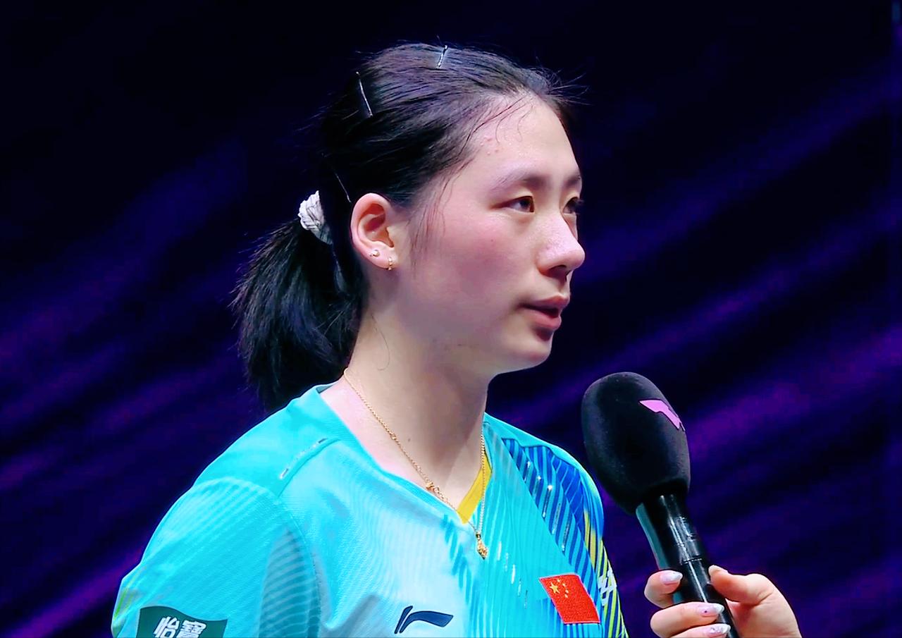 陈熠3:2拿下斯佐，采访发现，她并没有认识到自己的问题！记者说：恭喜陈熠拿