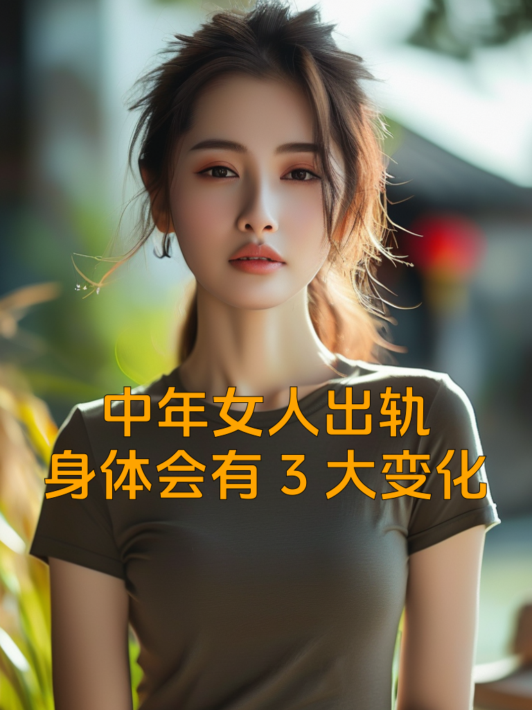 中年女人出轨，身体会有3大变化