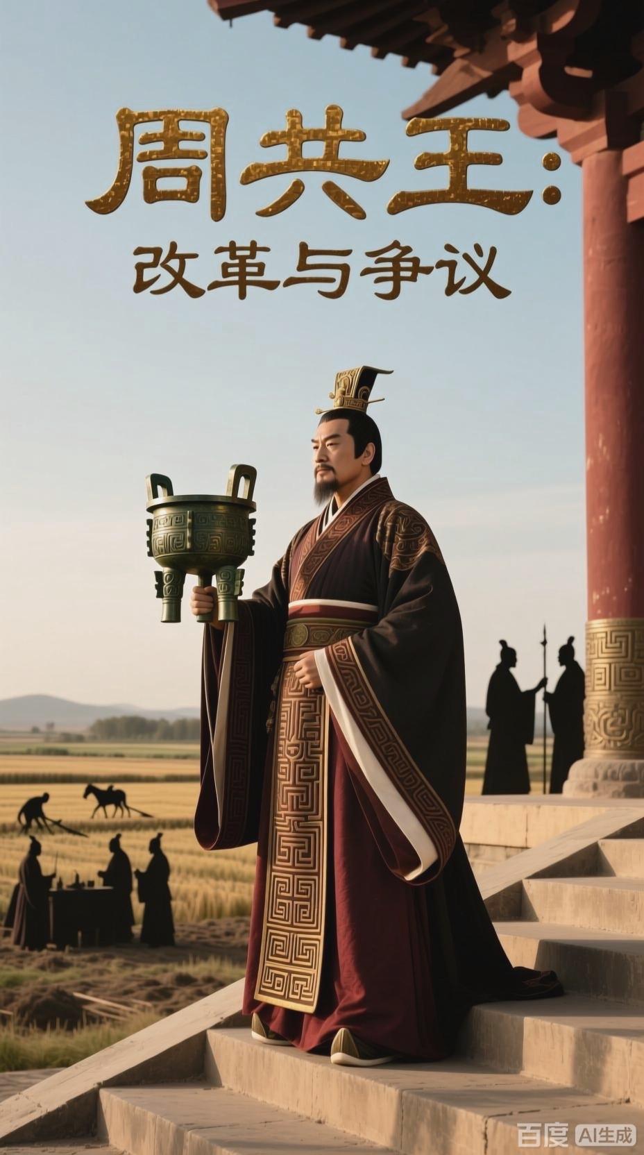 周共王姬繄扈是西周第六位君主，公元前922年至前900年在位。他接手穆王远游耗尽
