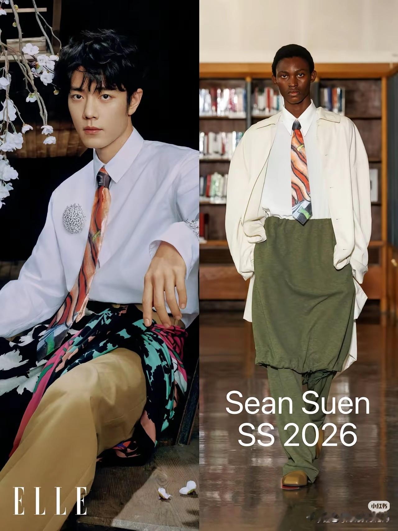 肖战不但脸漂亮，还气质出众，模特最需要气质气场，而肖战都具备，还有自己独特的审美