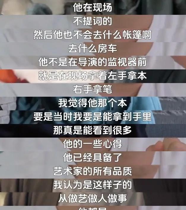 “他（肖战）已经具备了艺术家的所有品质”