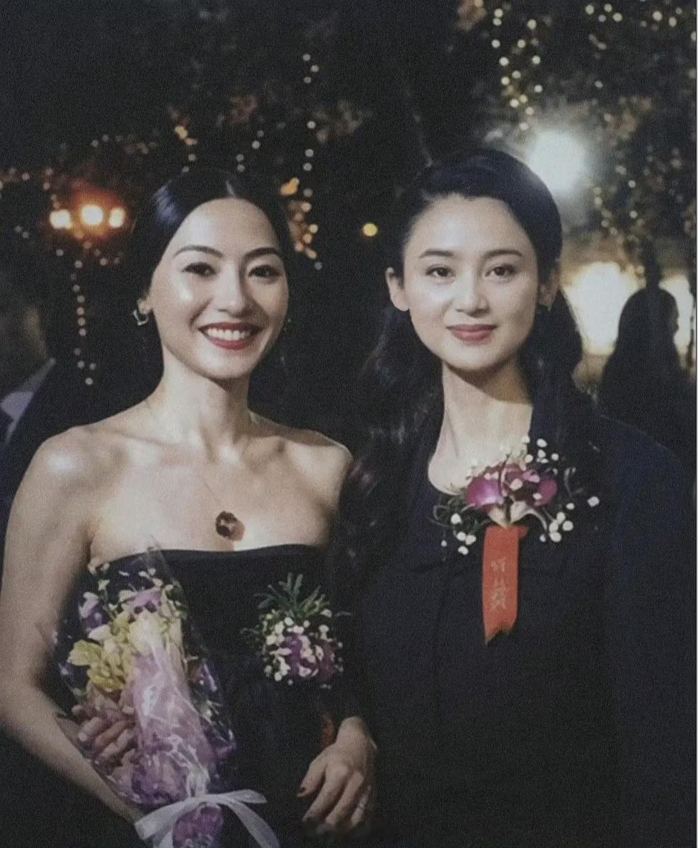 陈红和张柏芝，纯东方骨相美和混血氛围感巅峰碰撞同框名场面！两种顶级颜值陈红是标准