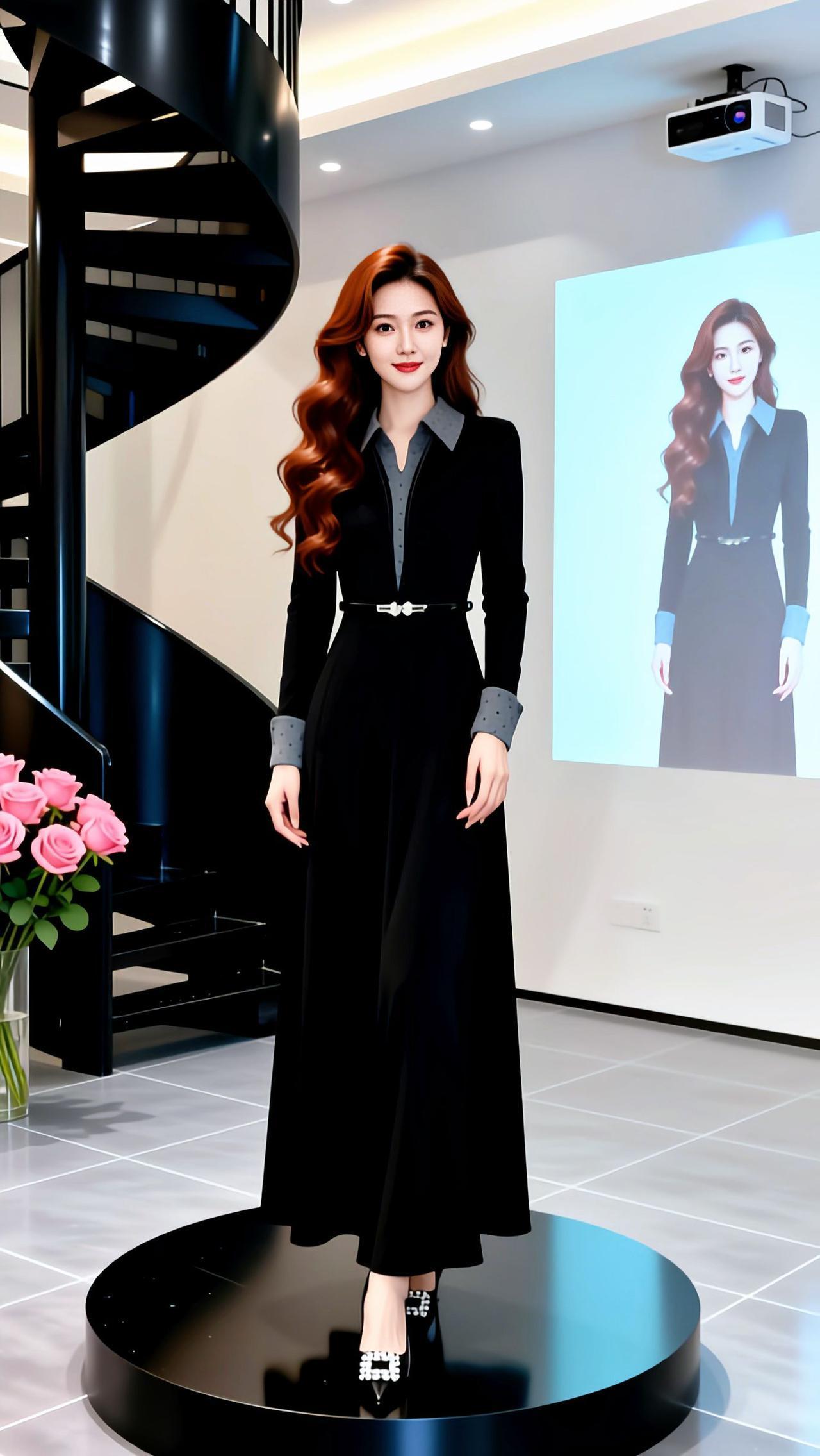 今日分享优雅气质氛围感美女都市时尚风女性形象