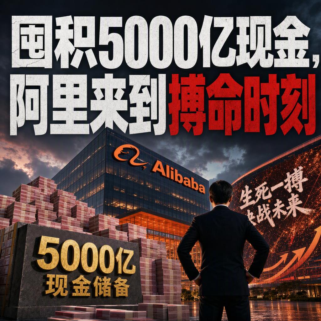 很多人以为阿里账上趴着四千多亿现金，就是稳如泰山的不差钱。但8月24日这一天，