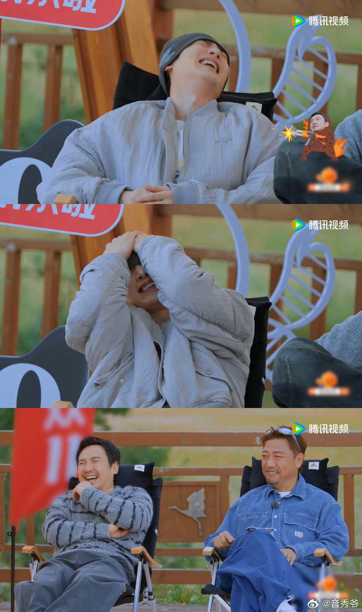 白敬亭吃了没做发型的亏现在就出发小白这次真是吃了没做发型的亏，戴着帽子奔跑时腾