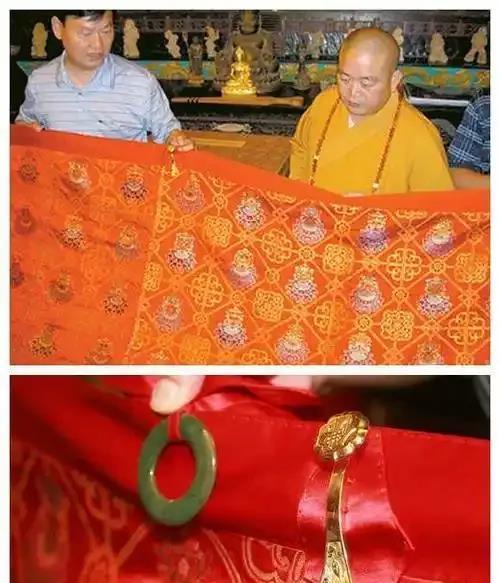 释永信定制袈裟1998年，时任少林寺方丈释永信当选第九届全国人大代表。引